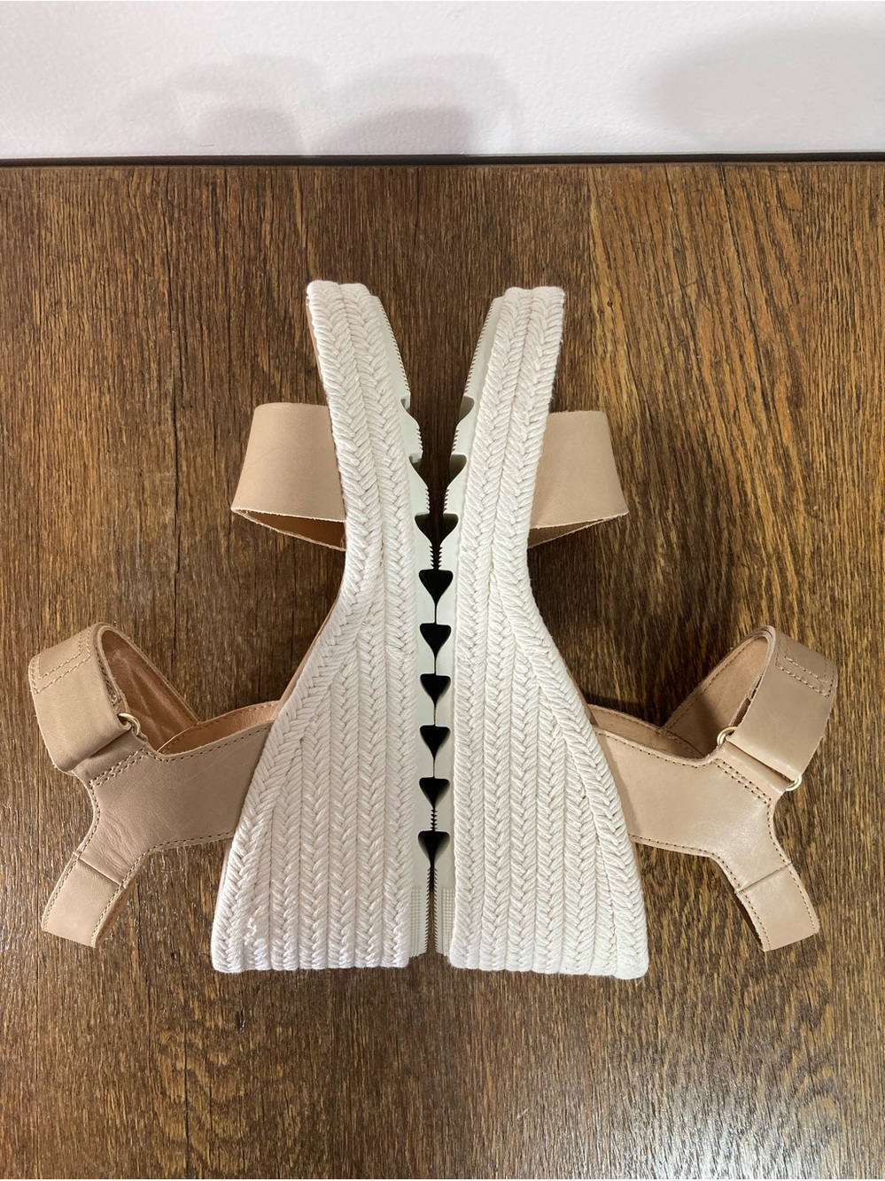 New Sorel Cameron Wedge Sandal Women’s Various Sizes Honest Beige/Chalk - Picture 6 of 7